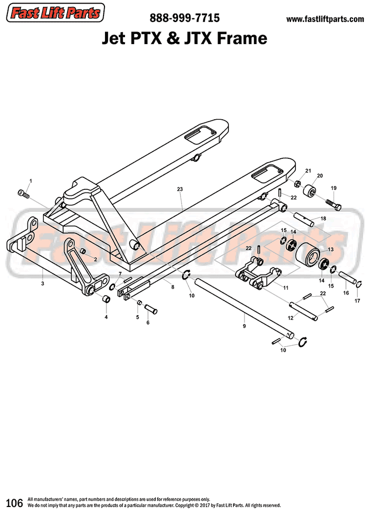 Jet Ptx Jtx Frame Line Drawing Fast Lift Parts