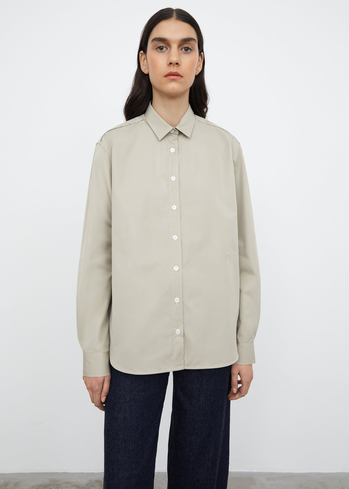 Toteme Signature cotton shirt white 白シャツ | tradexautomotive.com