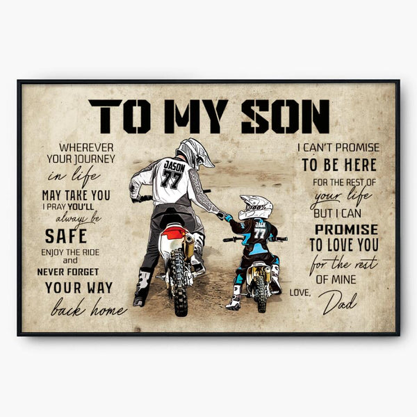 Motocross Racer – made-to-measure canvas print – Photowall