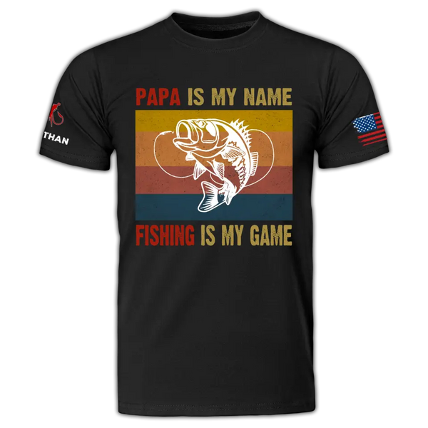 Custom Personalized Fishing Apparel with custom Name & Appearance, Fis –  Unitrophy