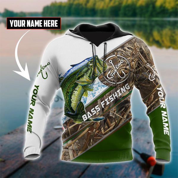 Personalized Bass fishing Sport - Blue ver 3D Design print shirts - DB –  Unitrophy