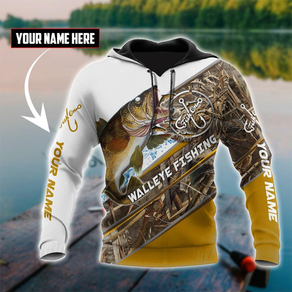 Personalized Bass Fishing camo 3D print shirts - DBQ65452453 – Unitrophy