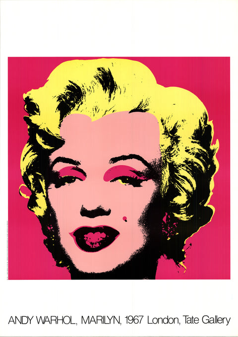 ANDY WARHOL Marilyn, Orange Shot on White Background, 1998 – Art Wise  Premium Posters