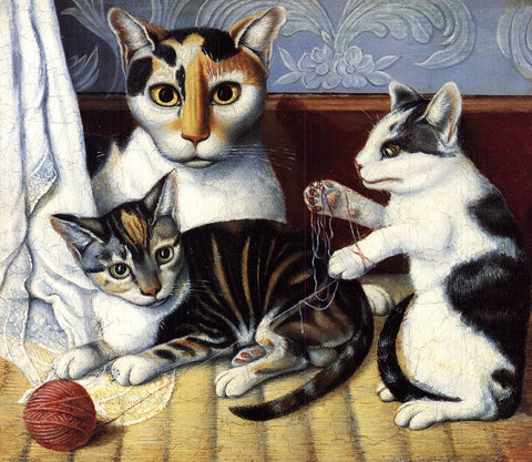 ▷ Painting Felix the cat by Kedarone