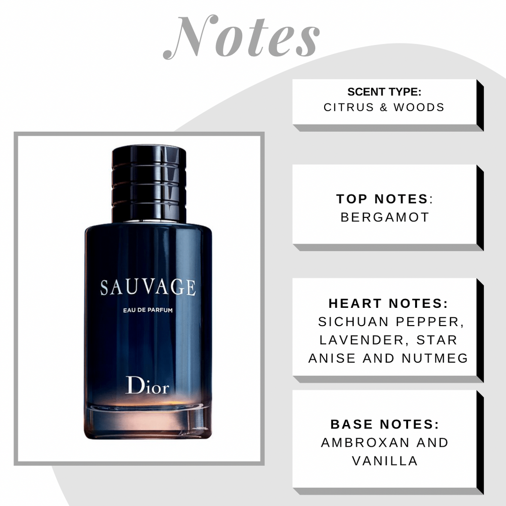 sauvage parfum notes