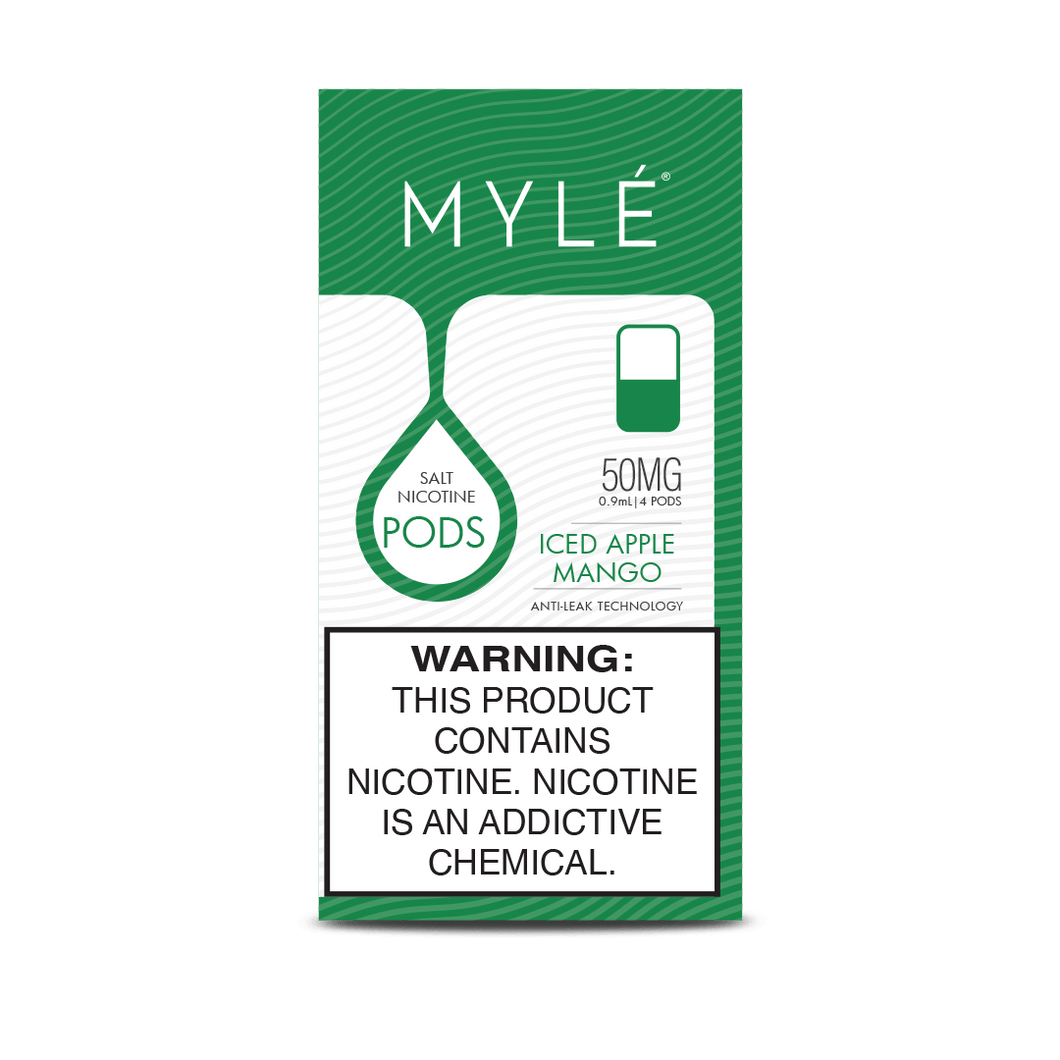 myle iced apple mango pods