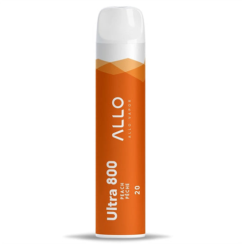 Allo ultra peach disposable vape 800 puffs 20mg