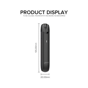 Uwell Yearn 11W Pod System Display Dimensions