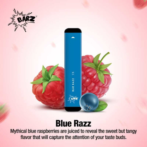 barz blue razz disposable vape