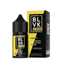 Load image into Gallery viewer, BLVK &amp; Yellow Nic Salt - Mango Banana Ice
