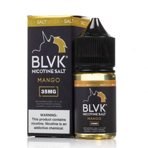 BLVK Unicorn Nicotine Salt - Mango Box & Bottle