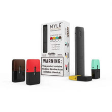 Load image into Gallery viewer, MIDNIGHT BLACK VAPE STARTER KIT BY MYLÉ
