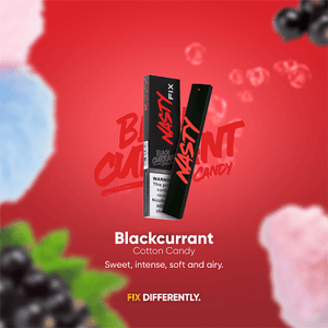 nasty fix blackcurrent cotton candy flavour