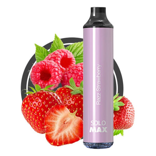 Vapeman Solo MAX - Razz Strawberry (4000 Puffs)