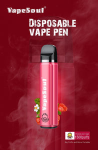 vape soul Strawberry Banana Ice disposable vape