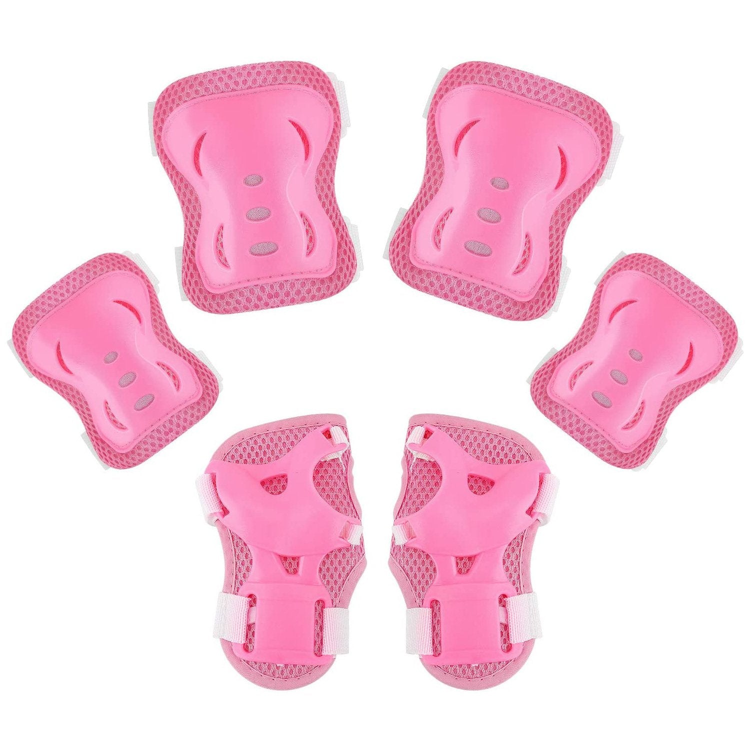 Spartan Knee & Elbow Pads and Wrist Protective Set - Pink – Spartanbikes