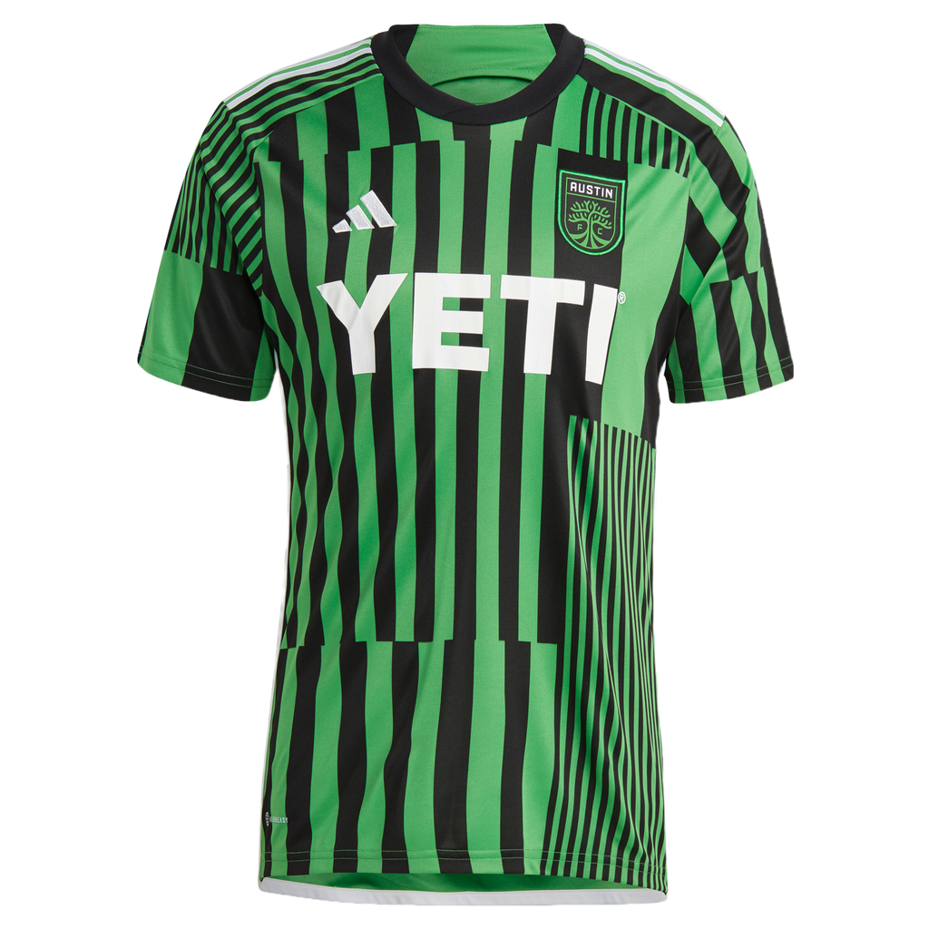 adidas Youth Austin FC 2023 Primary Replica Las Voces Jersey