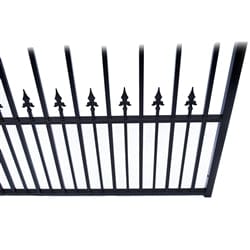 Aleko Products - Steel Dual Swing Driveway Gate - PRAGUE Style - 18 x 6 Feet, DG18PRAD-AP - Lyf Easy