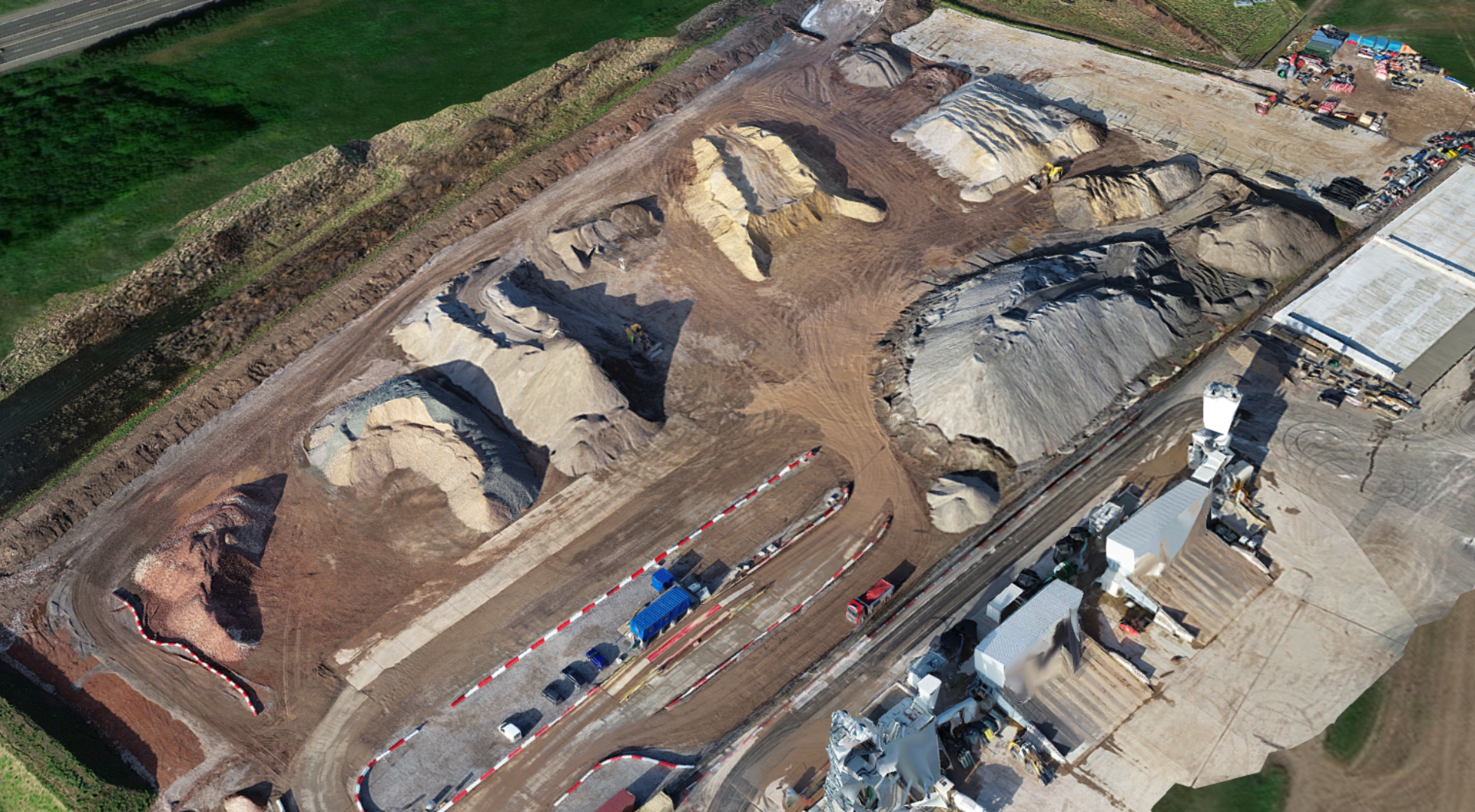 3D modelling for the construction industry with drone photogrammetry.