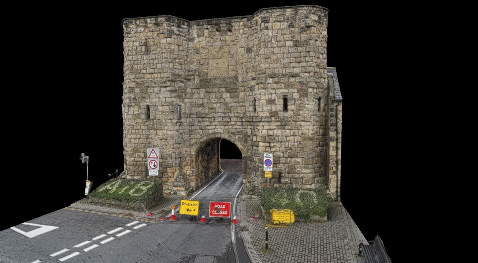 3D modelling for heritage conservation with drone photogrammetry.