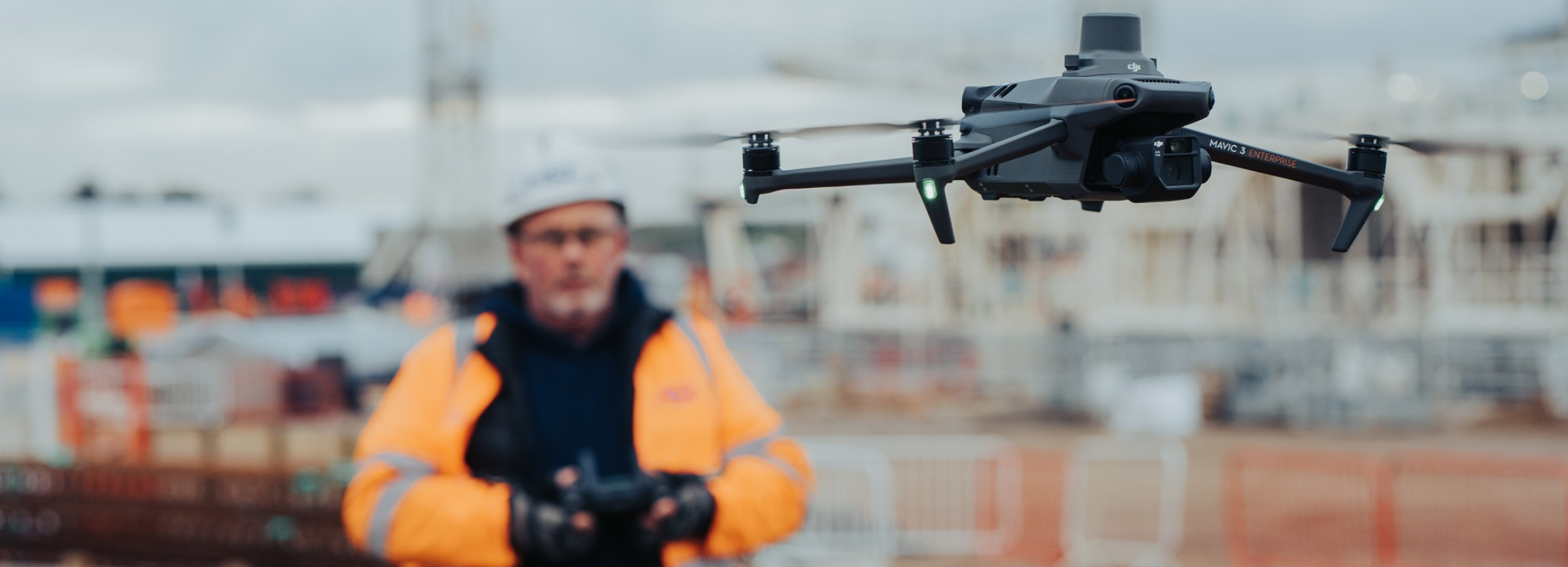 BBV is using drones, including the DJI Mavic 3 Enterprise, on the HS2 development.