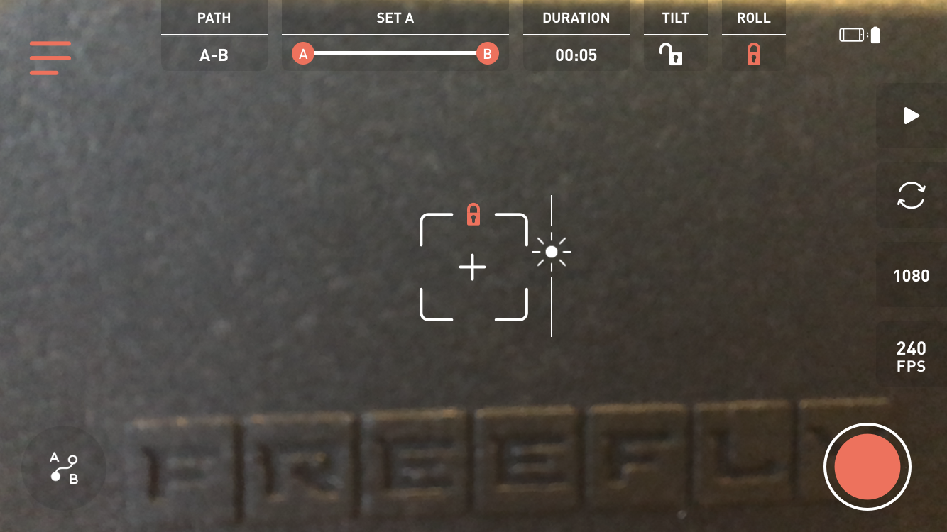 Freefly Movi Echo Settings