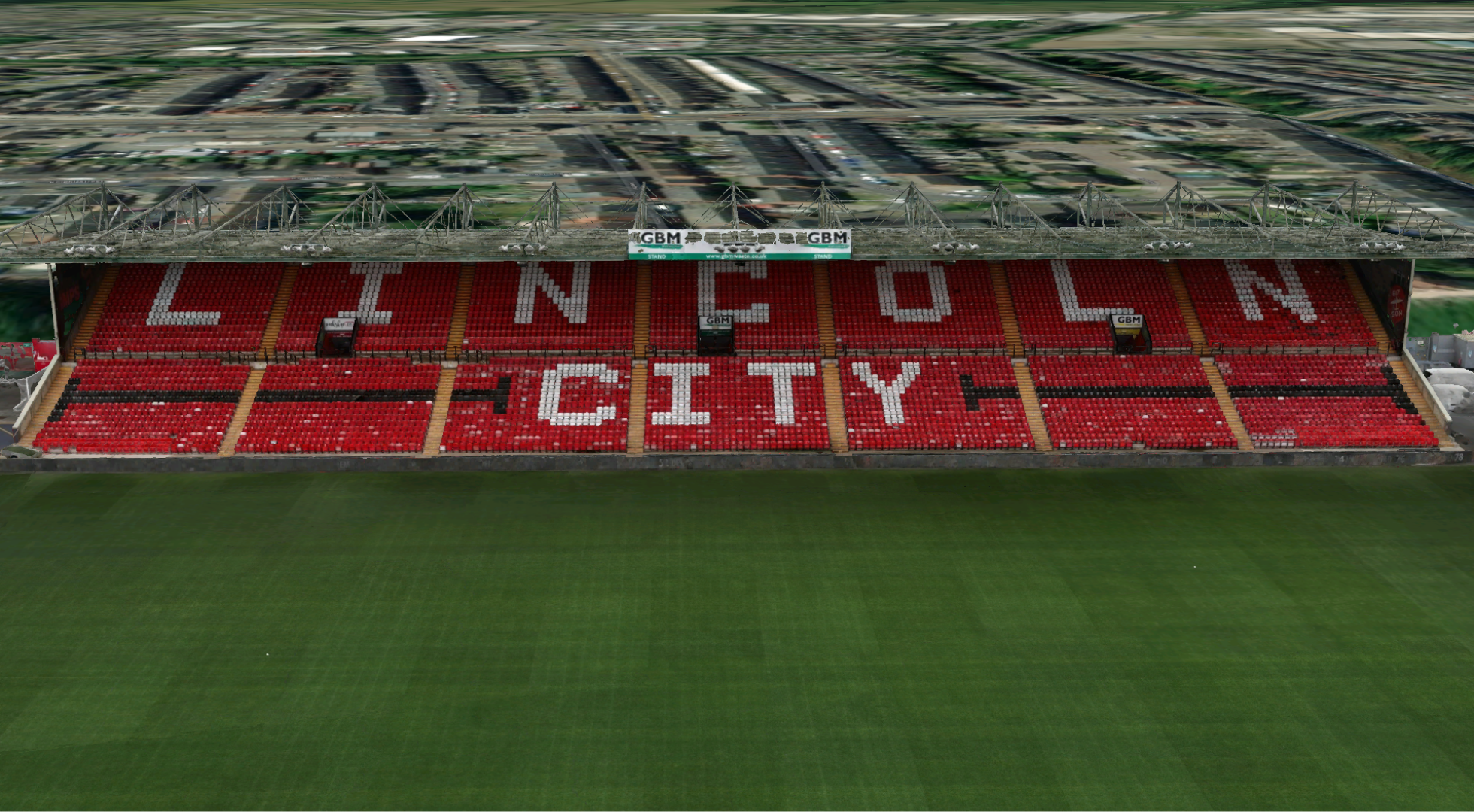 Lincoln main stand 3D model.