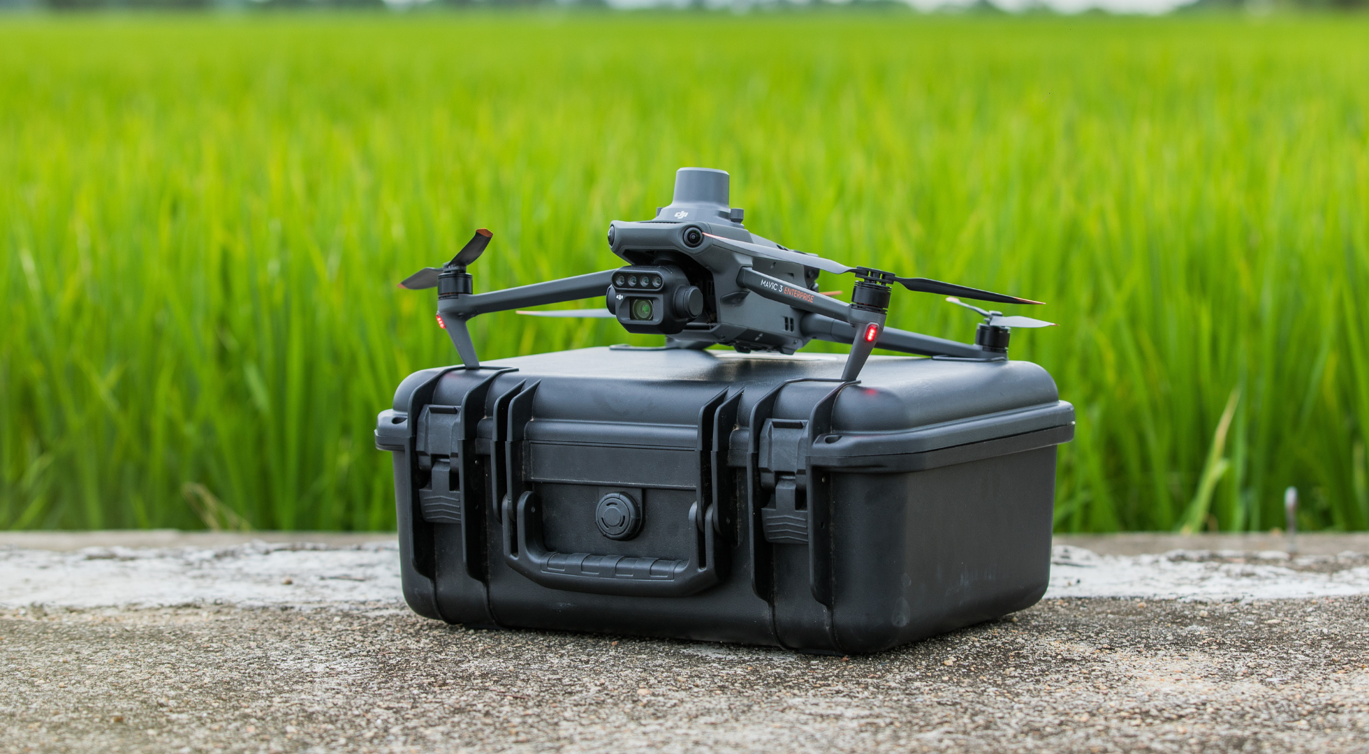 The Mavic 3 Multispectral is a lightweight, compact drone.
