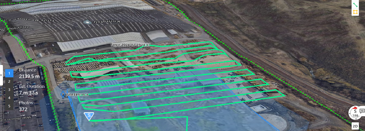 Flight planning through DJI FlightHub 2.