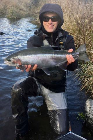 Euro Nymphing Rainbow Trout