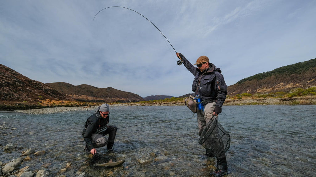 Back country fly fishing success in New Zealand