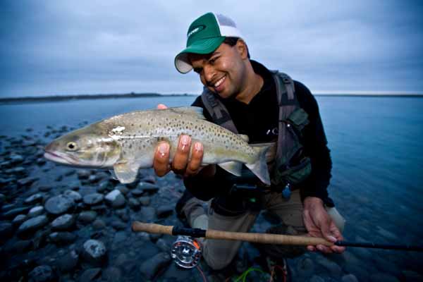 Rene vaz manic tackle project spey casting skagit head switch rod two handed fly rod sea run brown trout