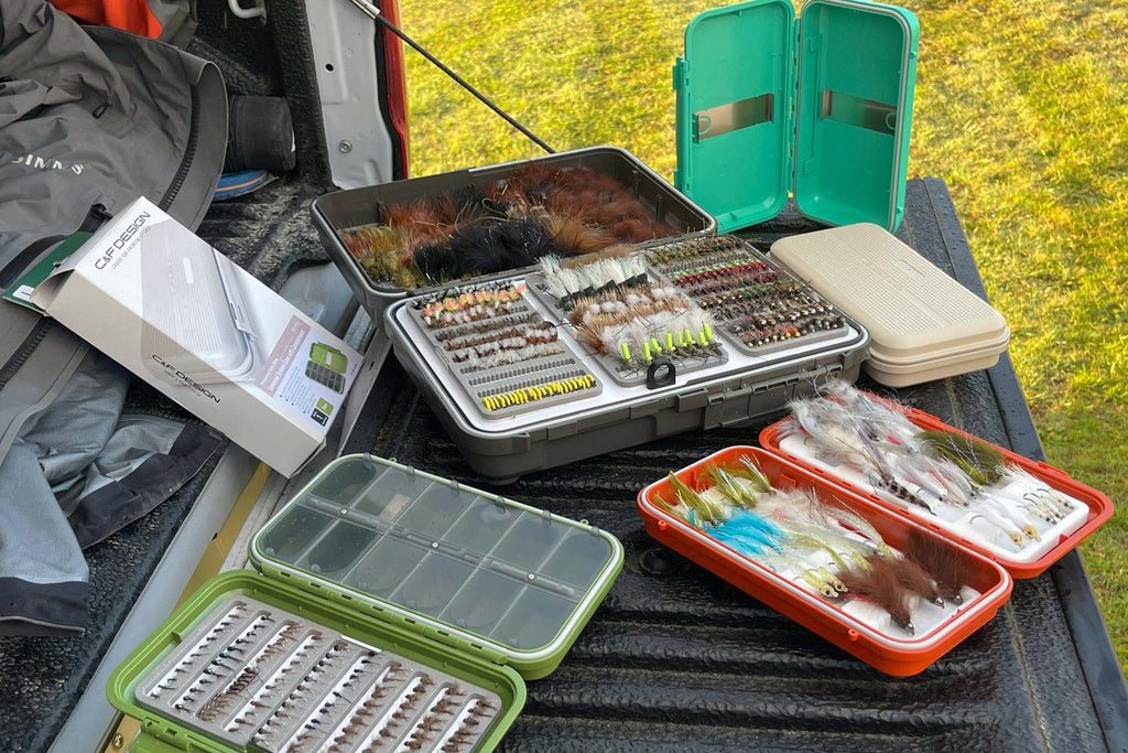 The tailgate set up of Chris Dore's C&F System