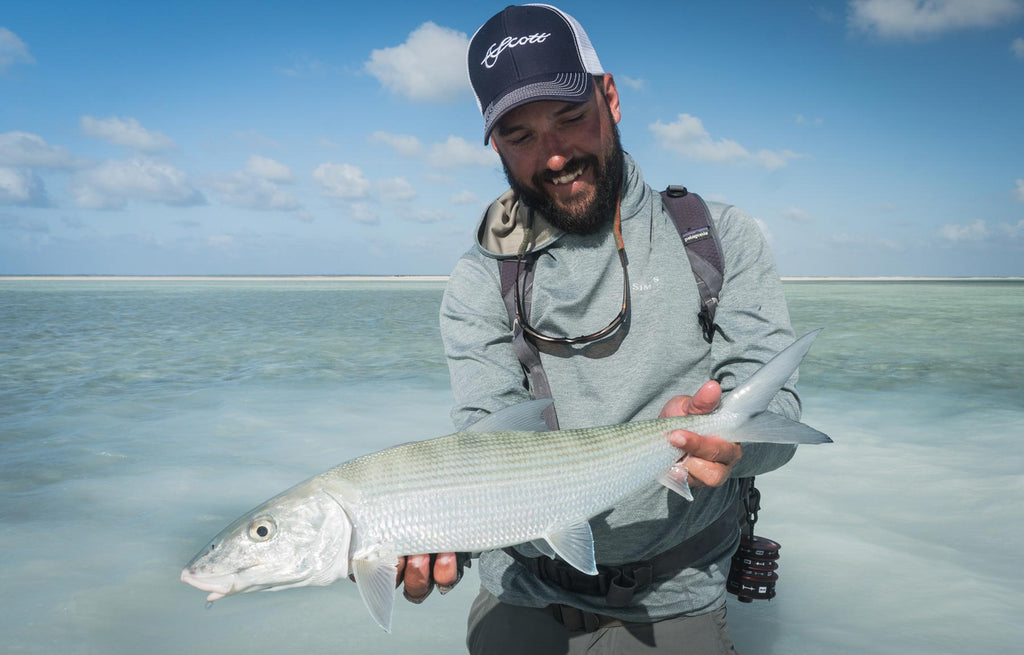 Jeff Forsee and a Christmas Island Bonefish