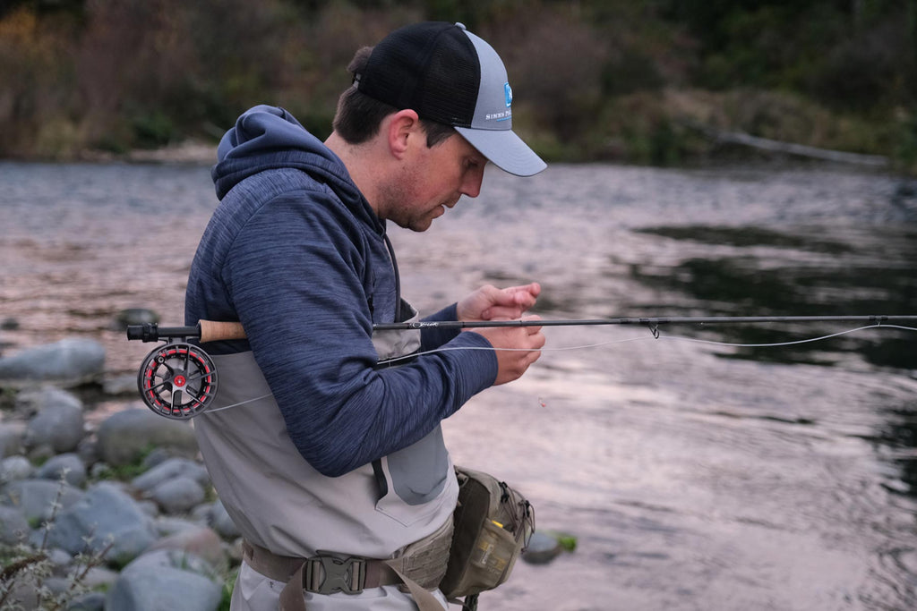 Manic Tackle Project's Bryce Helms fly fishing on the Tongariro river