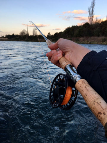 Two hander fly rod fly fishing