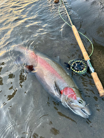 Two hander fly rod fly fishing