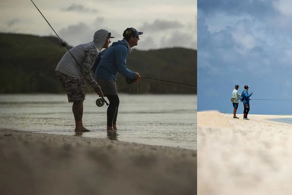 Salt water fly fishing aitutaki