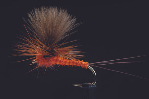 Quill Spinner Rusty Red Fishing Fly