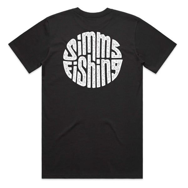 Simms Men's Tech Tee - Artist Series, Trout/Sterling/Storm / M