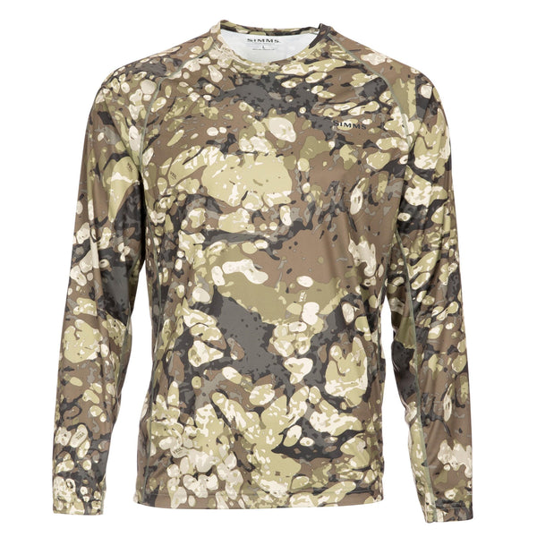 Simms Solarflex Hoody - Print Woodland Camo Sandbar / XXL