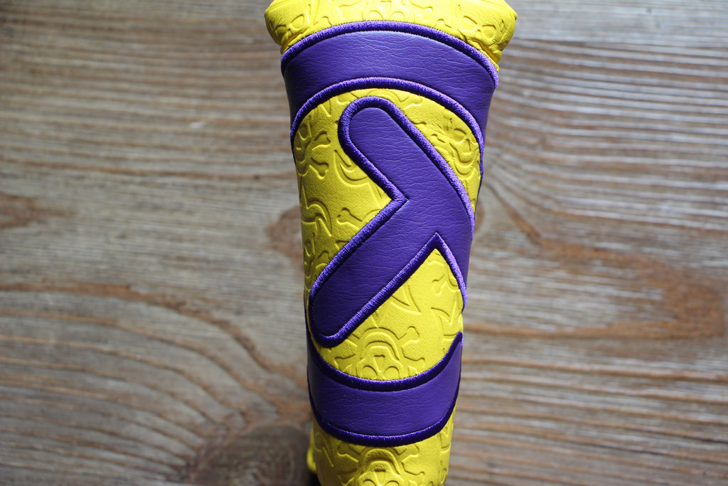 Scotty Cameron Purple and Gold Tour Jester Circle T Headcover – CaddyStash
