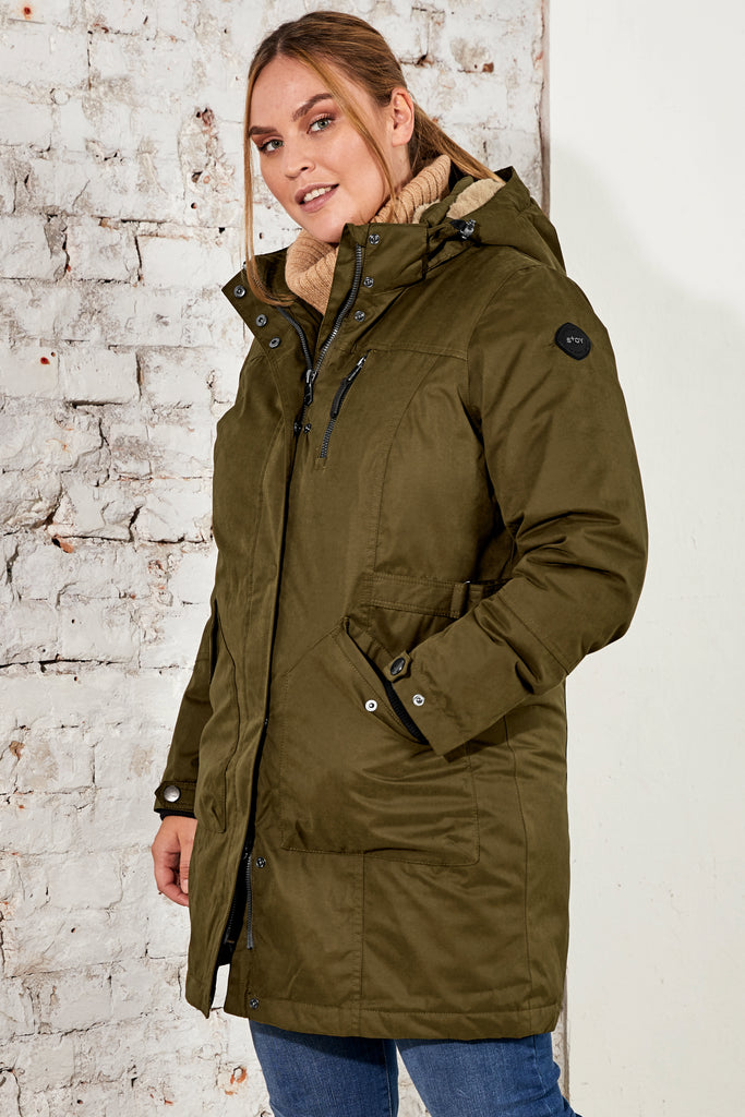 STOY WMN Quilted JCKT B | Damen Steppjacke in großen Größen »