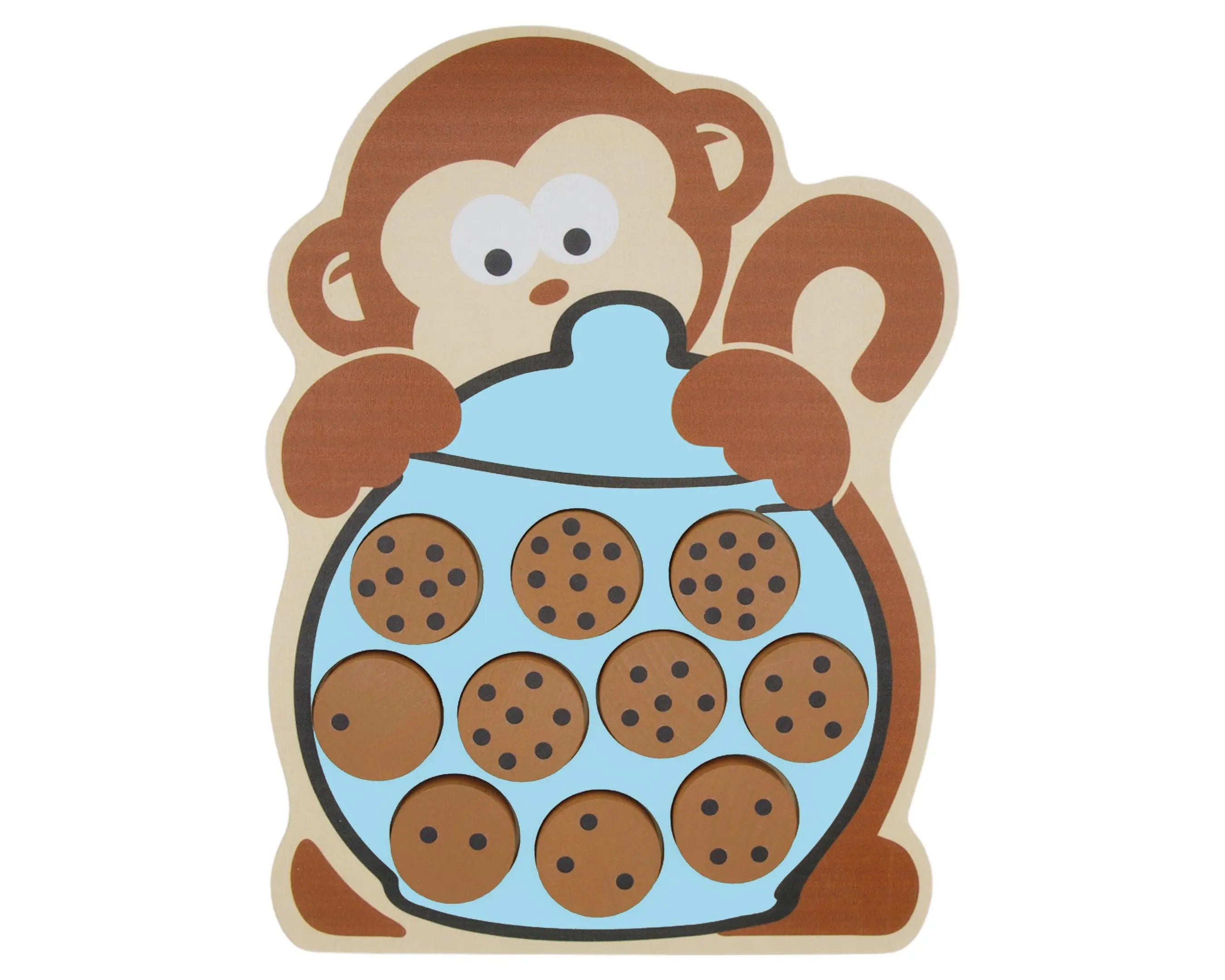Cookie Monkey Numbers Puzzle