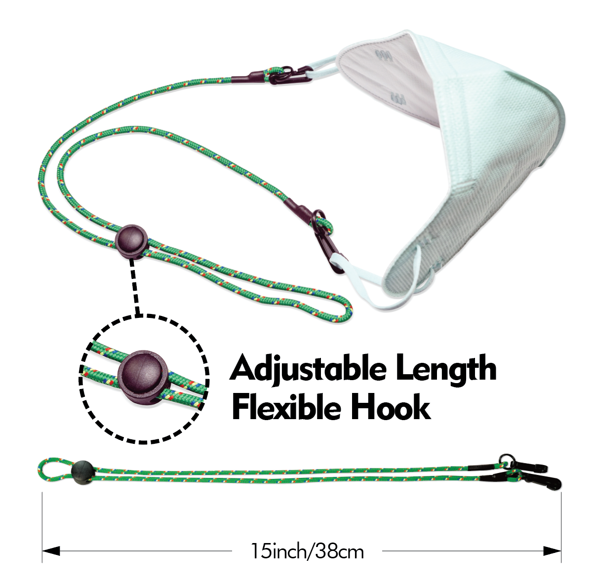 Adjustable Mask Lanyard