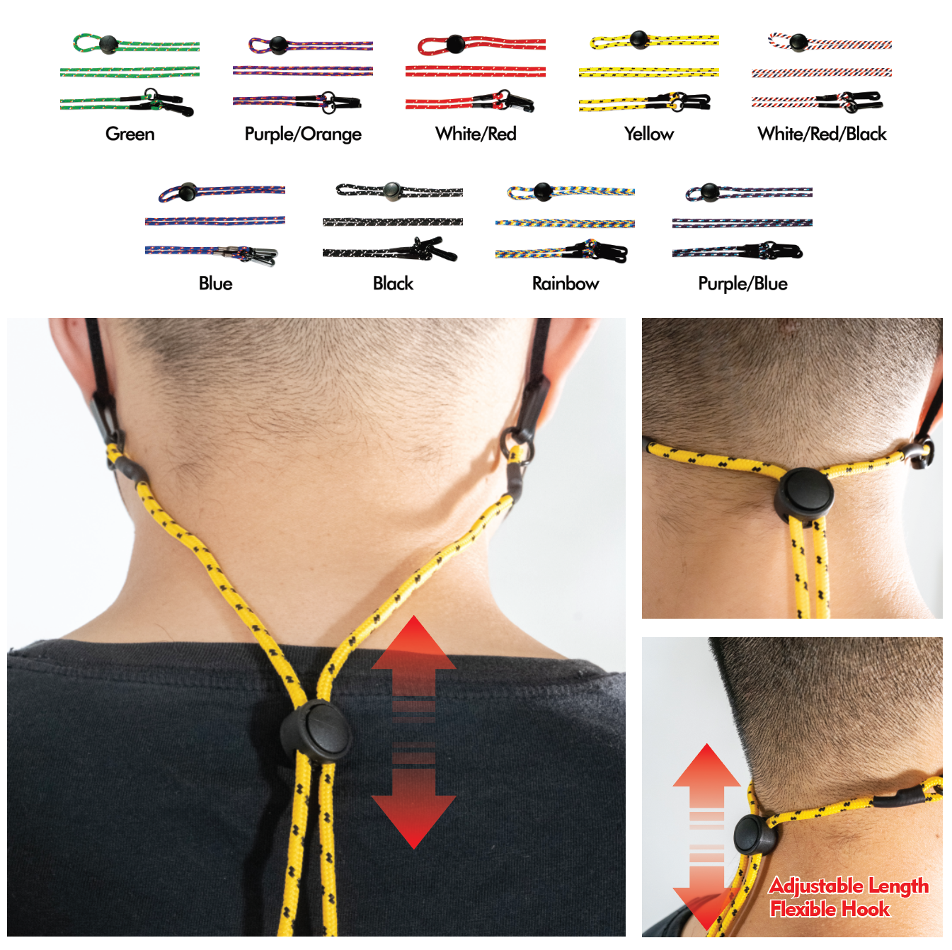 Adjustable Mask Lanyard