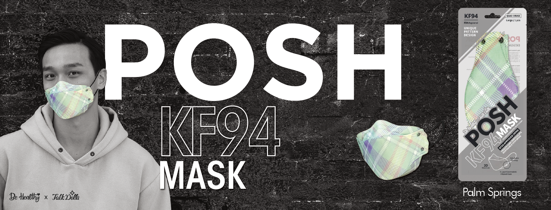 POSH KF94 Mask Palm Springs