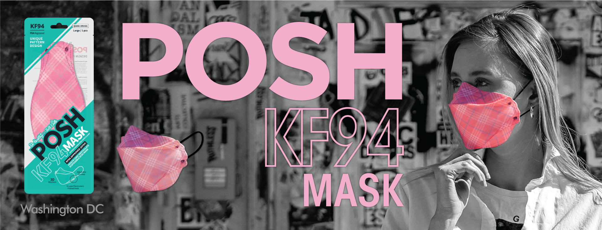 POSH KF94 Mask Washington DC (B04)