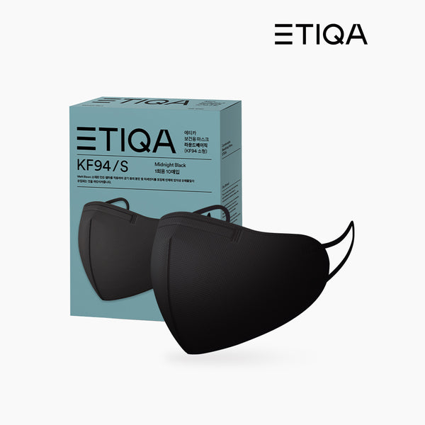 
  ETIQA KF94 Round Basic Mask Black Small Size for Bundle – Be Healthy
  