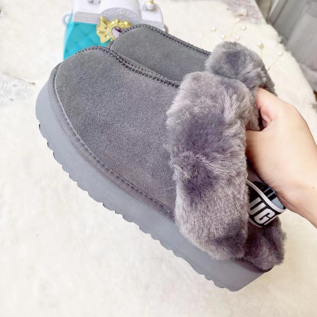 UGG 2021 hot new products plush toe slippers sandals boots